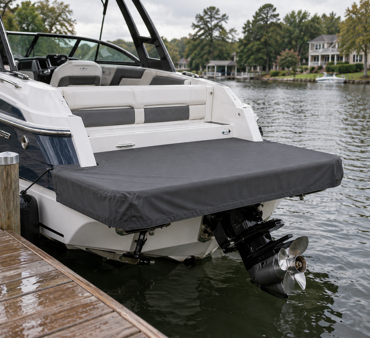 Boat Swim Platform Covers — view 1