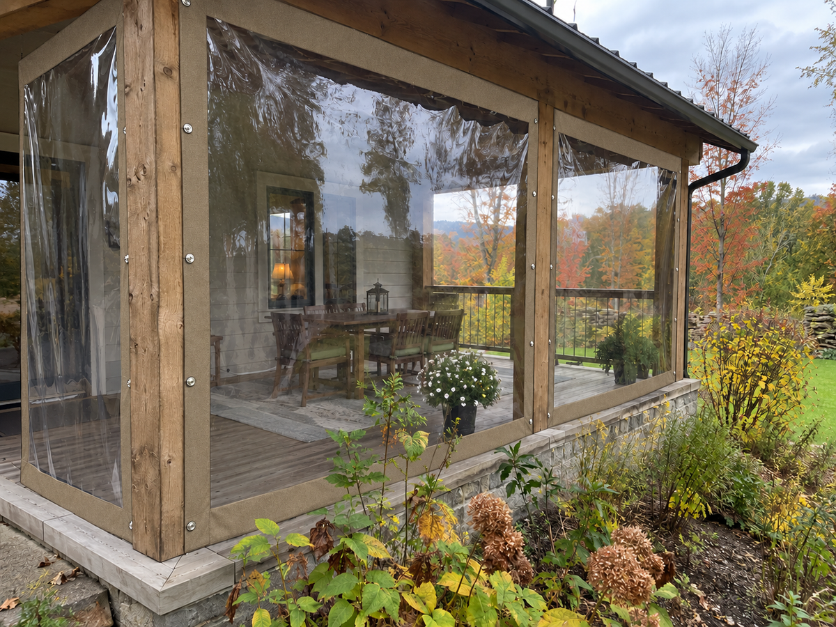 Porch & Patio Clear Vinyl Panels