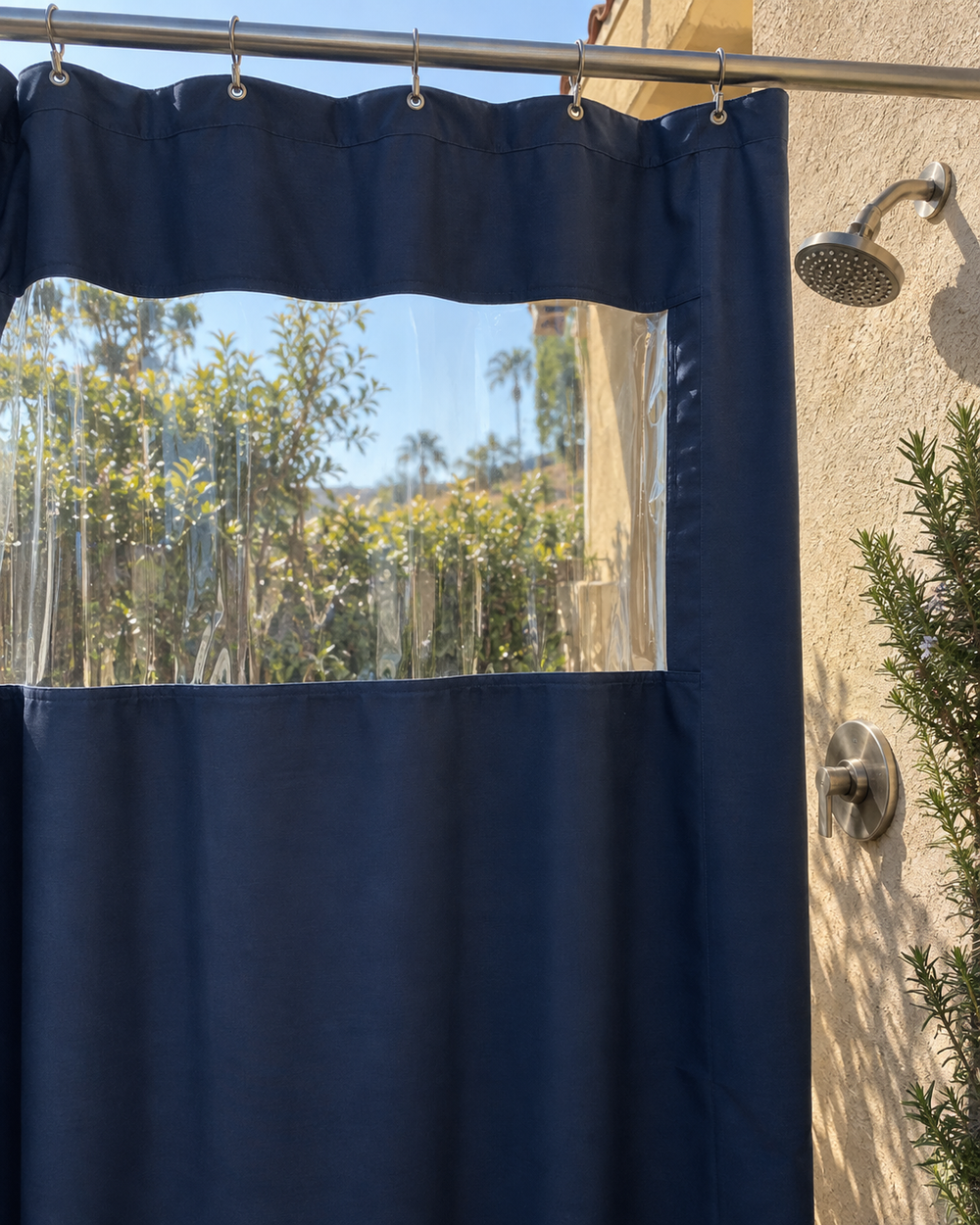 Outdoor Shower Changing Curtain