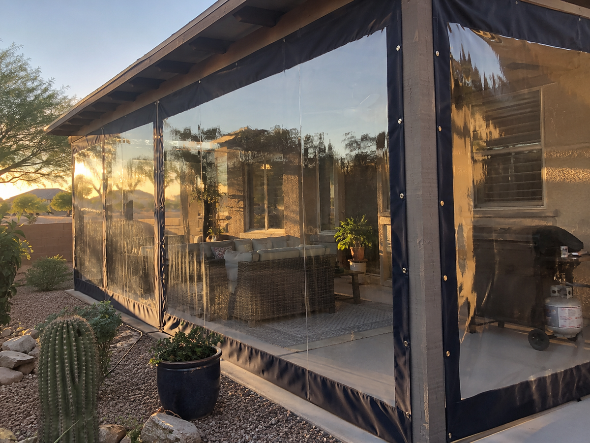 Porch & Patio Clear Vinyl Panels