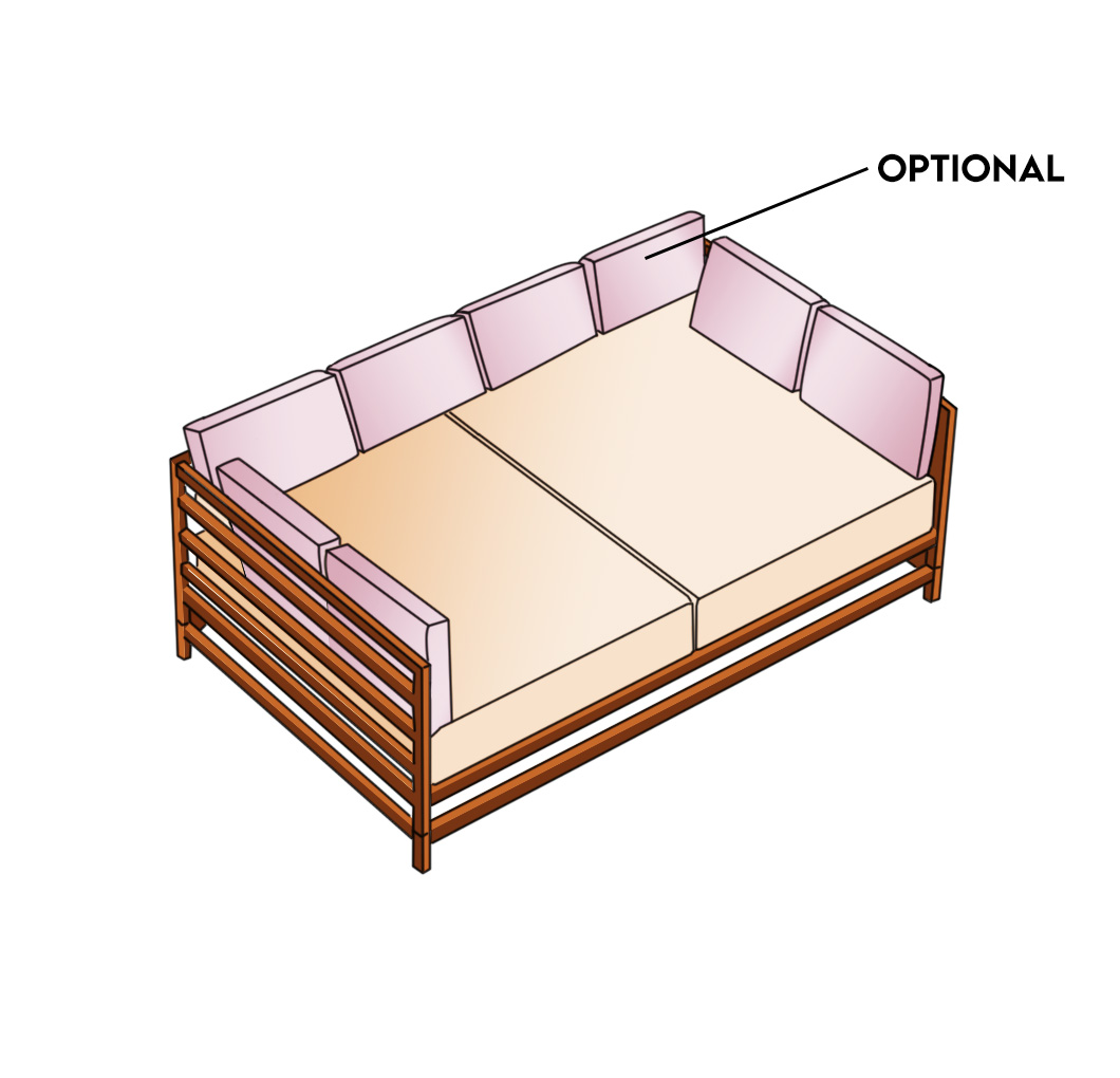 Daybed | Style 6 - Cushion