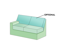 Load image into Gallery viewer, Straight Sofa | Style 9 - Cushion
