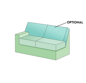 Straight Sofa | Style 9 - Cushion
