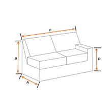 Load image into Gallery viewer, Straight Sofa | Style 11
