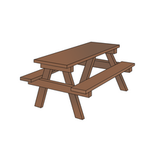 Load image into Gallery viewer, Picnic Table | Rectangle
