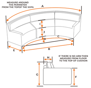 Curved Sofa | Style 1