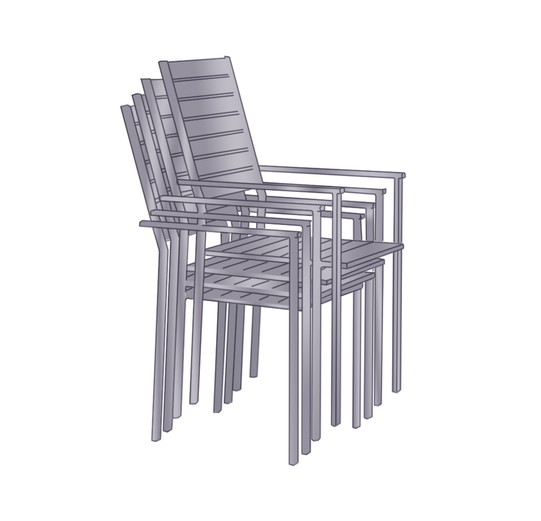 Stacked Chairs | Style 2