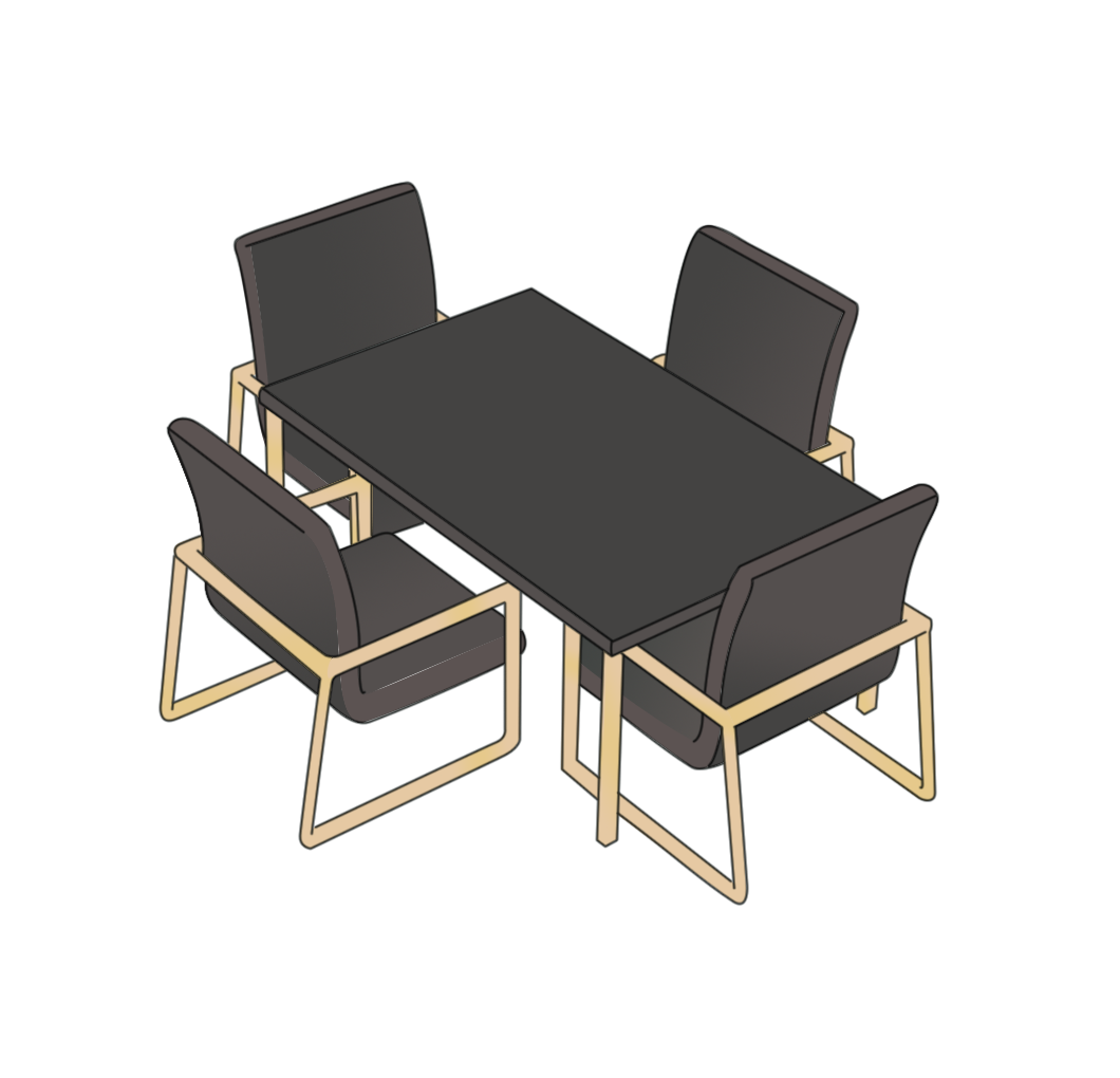 Dining Table | Rectangle - Style 2