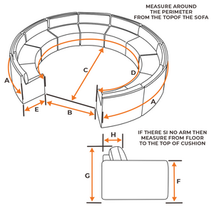 Curved Sofa | Style 4