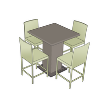 Load image into Gallery viewer, Dining Table | Square - Style 2
