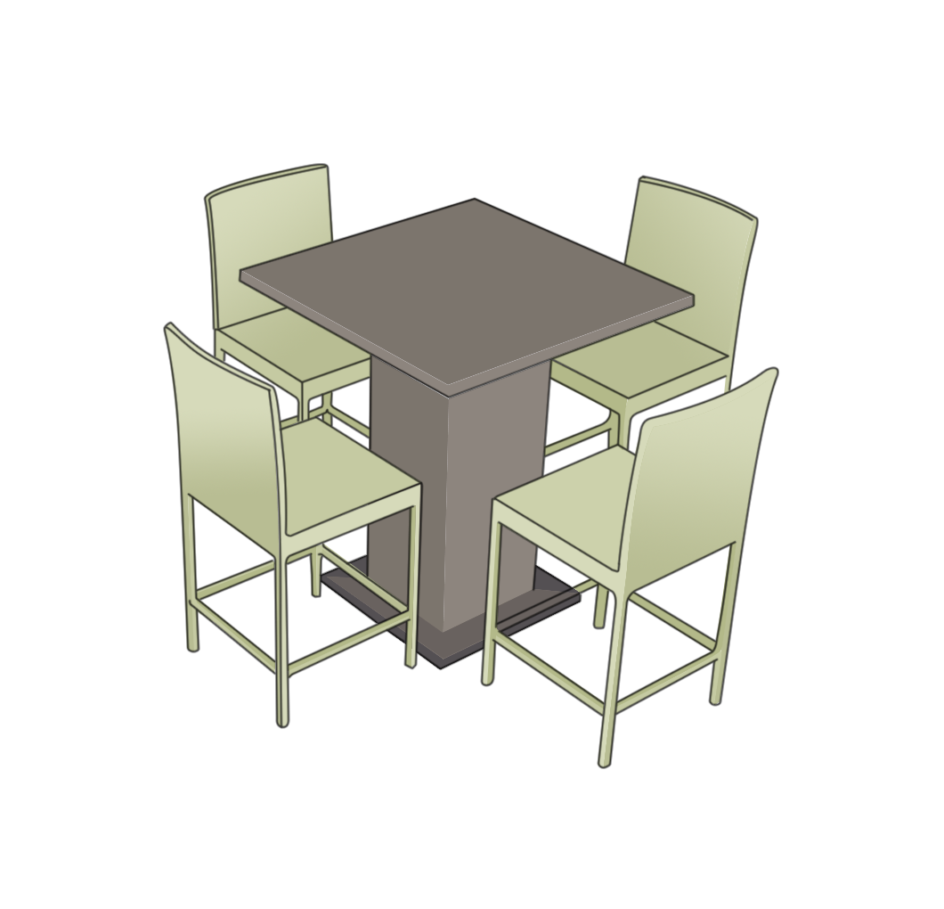 Dining Table | Square - Style 2