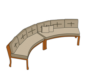 Curved Sofa | Style 5