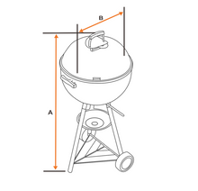 Load image into Gallery viewer, Kettle Grill/BBQ Cover
