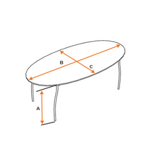 Load image into Gallery viewer, Table | Oval - Style 1
