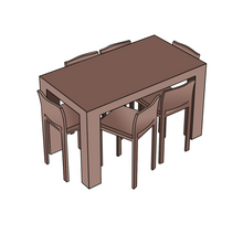 Load image into Gallery viewer, Dining Table | Rectangle - Style 3
