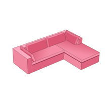Load image into Gallery viewer, L-Shaped Sofa | Style 8
