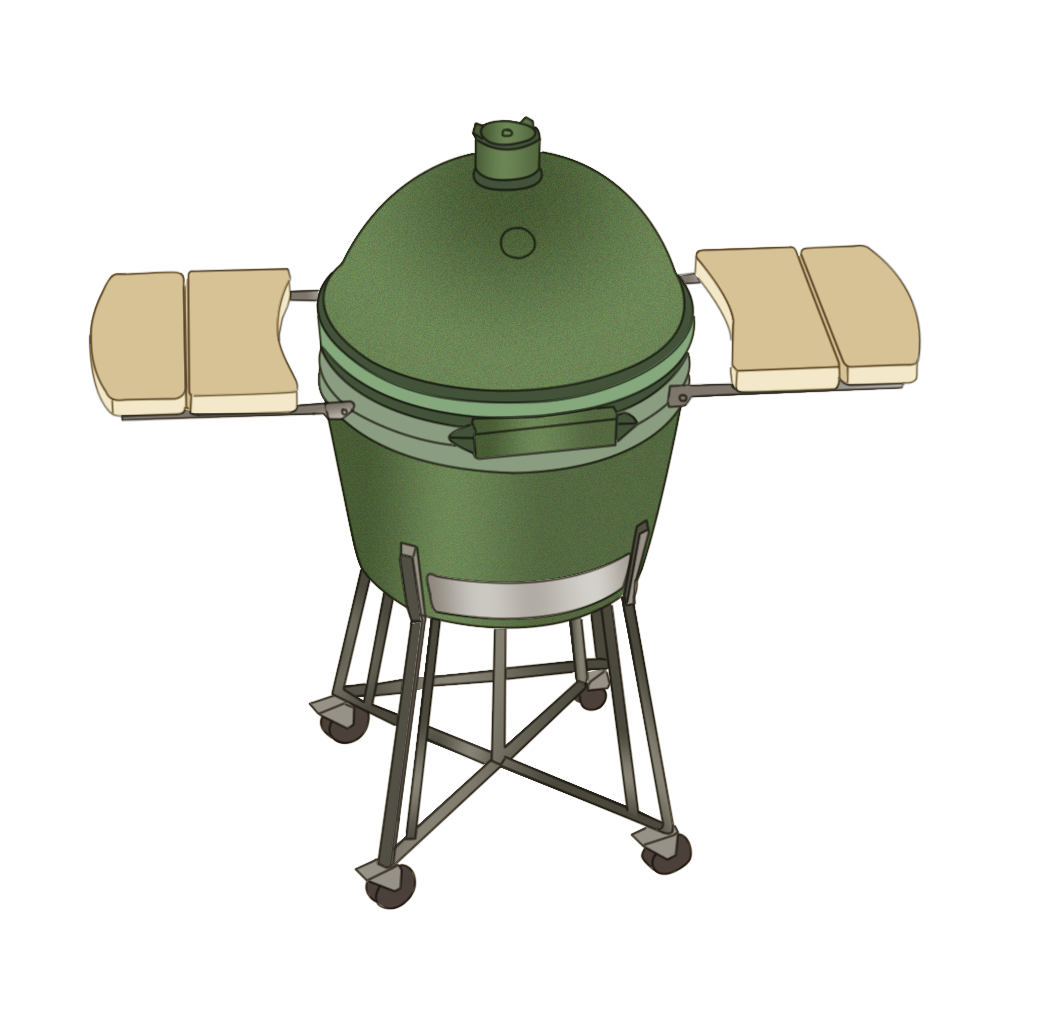 Green Egg Smoker Cover | Style 3