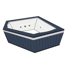 Load image into Gallery viewer, Hot Tub | Rectangle | Style 6
