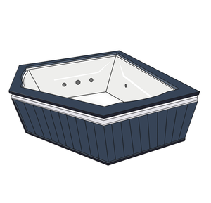 Hot Tub | Rectangle | Style 6